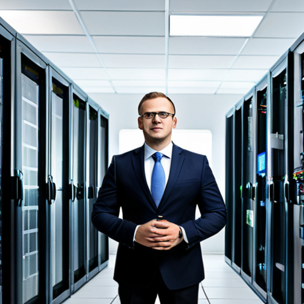 **

"A skilled cloud architect, fully clothed in a professional business attire, standing in a modern data center environment, surrounded by servers and network equipment, appropriate content, safe for work, perfect anatomy, correct proportions, natural pose, professional photography, high quality, family-friendly."

**