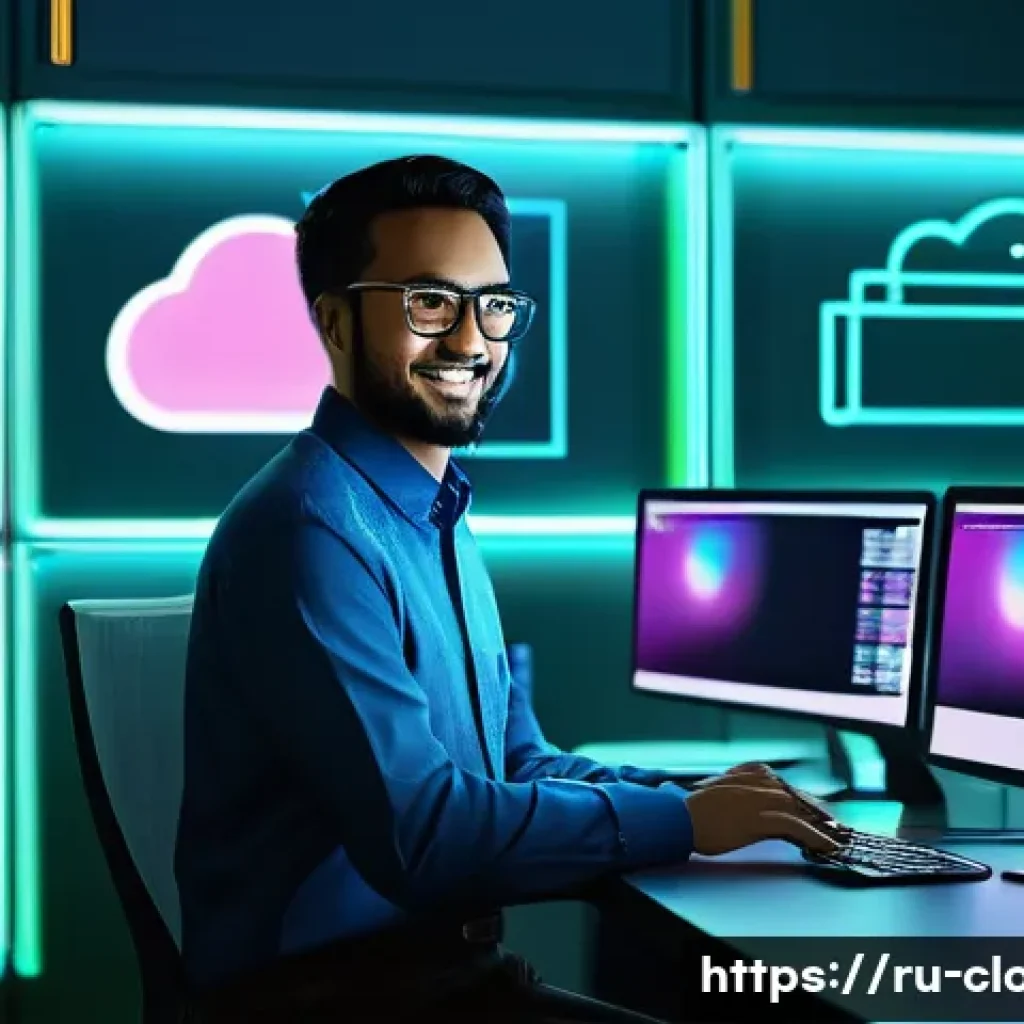 클라우드에서 컨테이너 활용 방법 Kubernetes - **Prompt:** A dynamic, digitally illustrated scene depicting the "it works on my machine" problem be...
